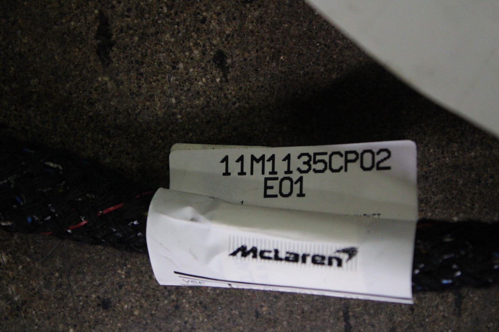 Mclaren MP4-12C, Body Wire Harness, Used, P/N 11M1135CP