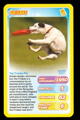 1 x Infokarte Spielzeug / Spiel - Frisbee 1050 - R051