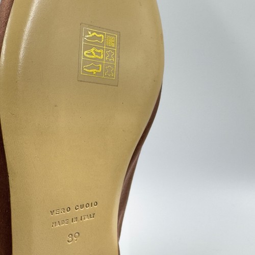 Sloane Attitude flache braune Damen-Satinpantoletten UK-Größe 6 - Bild 10 von 12