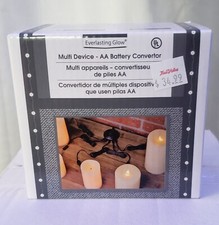 AA Battery converter-multiple devices-Gerson, Everlasting Glow