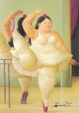 Cartolina: Fernando Botero - Ballerina