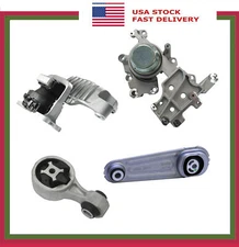 4PCS Engine Motor & Automatic CVT Transmission Mount For Nissan Rogue 2.5L 14-19