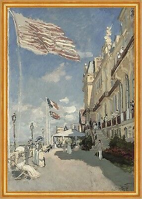 Hotel des roches noires. Trouville Claude Monet Francia Normandía B A2 01234 - Imagen 1 de 1