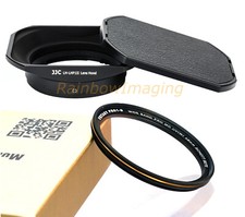 JJC LH-LHP1 II Lens Hood as SONY LHP-1 49mm MRC UV Filter for SONY RX1 RX1R II