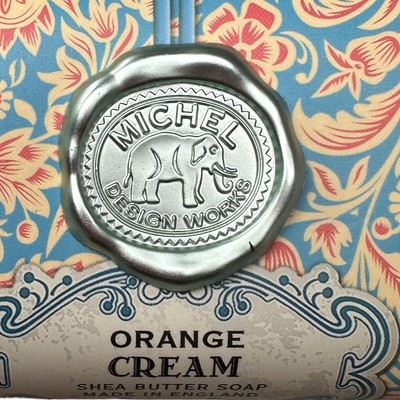 Michel Design Works L'ORANGE Badeseife – 246 G Mit Sheabutter & Orangen-Duft, Handgefertigt In England
