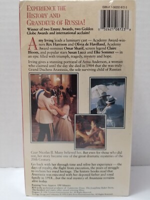Vintage Anastasia The Mystery Of Anna VHS Movie Tape 1986 Mini