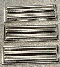 3 PORTE COUTEAUX EN METAL ARGENTE CHRISTOFLE ONDULATIONS LUC LANEL ART DECO