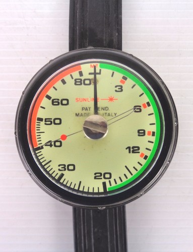 Sunline Mètre De Profondeur Depth Gauge Fabriqué En Italie | eBay