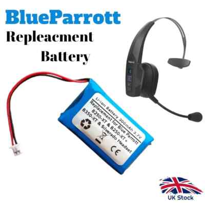 300mAh 3,7V Starnovo Premium Ersatz Akku für VXI Blue Parrott B350-XT 