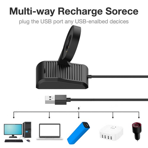 Verticle Phone Stand USB Magnetic Charger Cradle Dock For TicWatch Pro 3/GPS/LTE - Picture 12 of 12