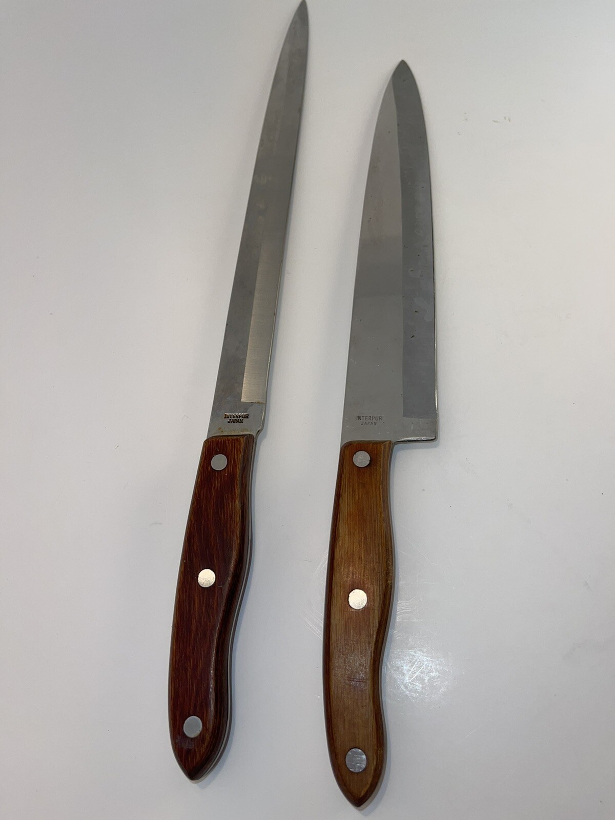 Vintage Interpur Stainless Steel Knives Set of 2 Made In Japan eBay