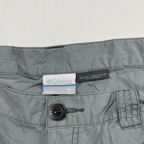 Pantalones Cortos Carga Columbia Battle Ridge II Omni Tono Gris Nylon AM4715 Talla: 36w - Imagen 3 de 15