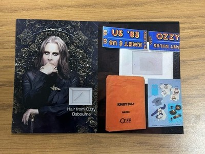 Ozzy Osbourne Hair Strand lock Piece relic Collectible proof