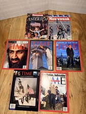 Lot Of 7  Magazines September 11th - 9/11 - Time & Newsweek