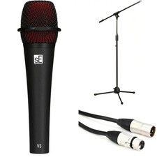sE Electronics V3 Handheld Dynamic Microphone with Stand and Cable