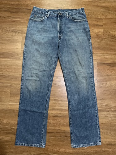 Vintage Polo Ralph Lauren Jeans Distressed 34x32 Bootcut Mens 90’s Y2K