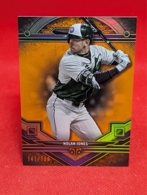 2024 Topps Triple Threads Orange /199 #83 - Nolan Jones - Colorado Rockies