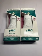 2x - pH-D Feminine Health Support Boric Acid Rose Vanilla Foam Wash - 6 fl oz. 