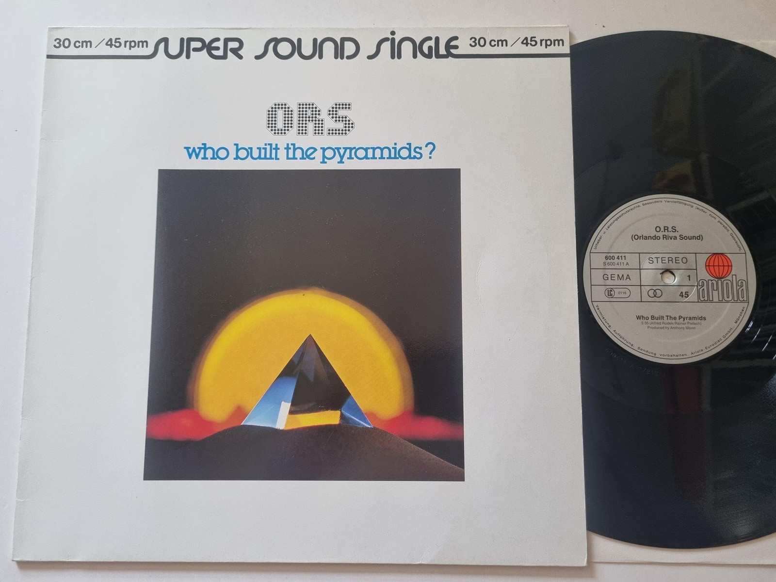 O.R.S. (Orlando Riva Sound) - Who Built The Pyramids? 12'' Vinyl Maxi Germany