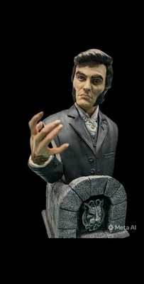 Quentin Collins 1/4 Scale Bust Resin Model Kit Jeff Yagher David Selby