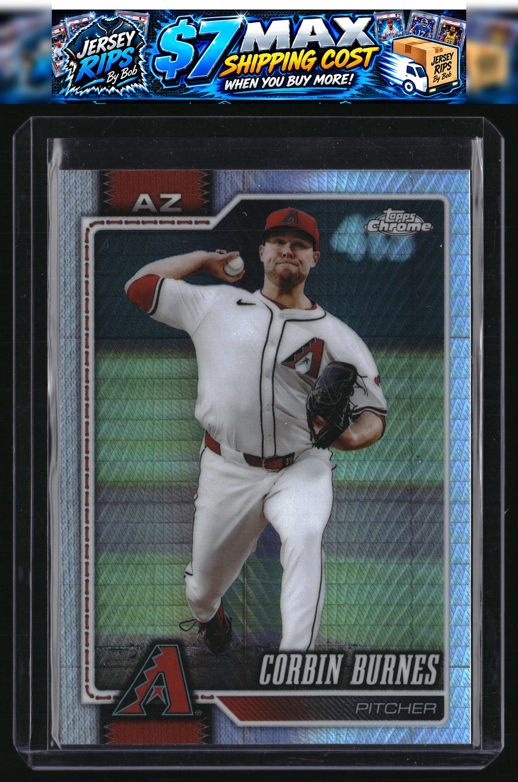 2026 Topps Chrome - Corbin Burnes Prism Refractors Diamondbacks #237
