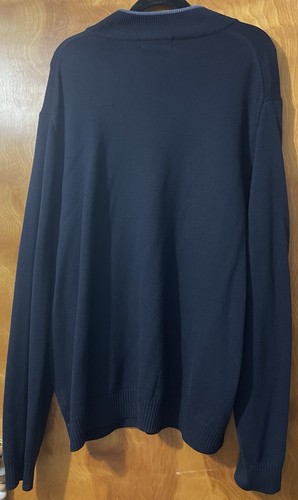 Brooks Brothers Pullover Herren XXL Viertelknopf Merinowolle italienischer Pulli - Bild 3 von 7