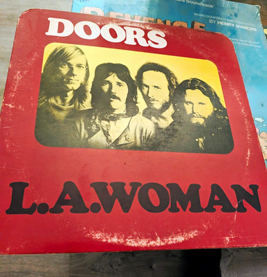 The Doors L.A. Woman Elektra EKS-75011 12'' 33RPM Stereo Black Vinyl LP