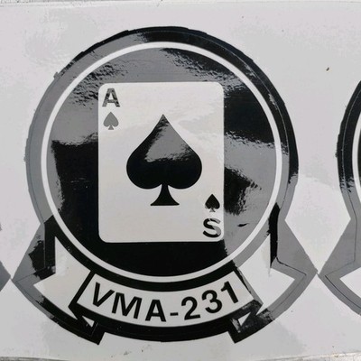 us marine corps vma-231 marine attack squadron bumper sticker decal usa made