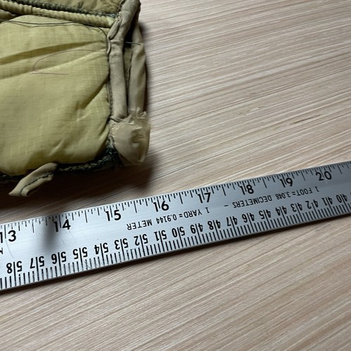 Vintage 70s Quilted Army Liner Japanese Jacket S Bomber Olive - Picture 15 of 15