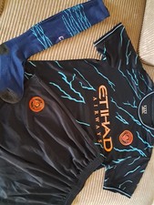 Manchester City Trikot Erling Haaland, Gr. M Guter Zustand