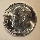 1952 **P ** ROOSEVELT SILVER DIME ** ** FREE SHIPPING! C1110