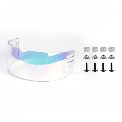 Ice Hockey Helmet Visor Practical with Blue Coating Professional Face Cover - Picture 5 of 7