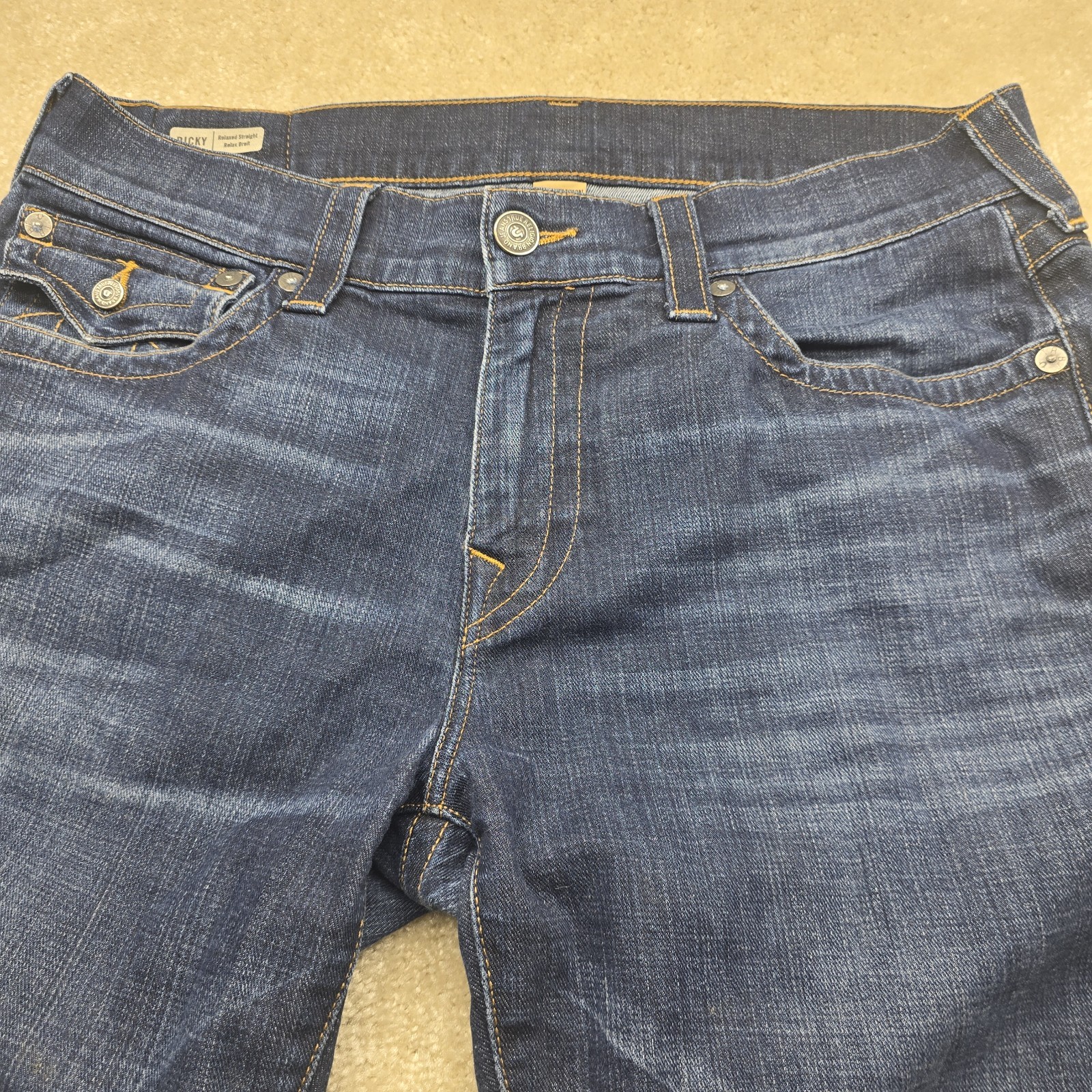 true religion jeans women Size 34 Rickey Relaxed Straight thumbnail 4