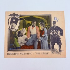 1925 The Eagle Original 11x14” Lobby Card Rudy Rudolph Valentino Gary Cooper