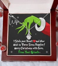 To My Wife Necklace, Wife Christmas Gift, Jewelry Pendant Gift, Gift For Her!
