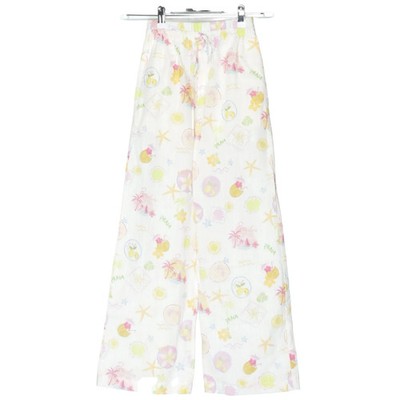 Zara, Pyjamahose, Größe: 148, Weiß/Mehrfarbig, Baumwolle, Print, Mädchen #ZF5