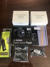 Camera access lot Vivitar Flash-Vivitar HF-CR35 XIT Remote Digital Concepts Lens