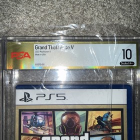 PSA GRADED 10 GOLD LABEL! - Grand Theft Auto V (PS5 PlayStation 5)Brand New