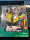 GI Joe Saw Rescue Firefighter Real American Hero Vtg 2003 12" Action Figure NEW
