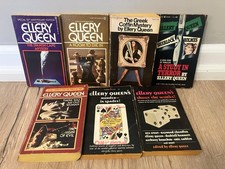 Lot 7 Ellery Queen Vintage Mystery Paperbacks: Spanish Cape, Greek Coffin +