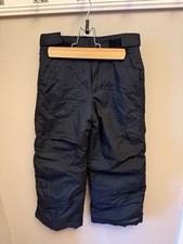 Columbia XS Black Snow Pants Unisex Kids Insulated Adjustable Waist Winter