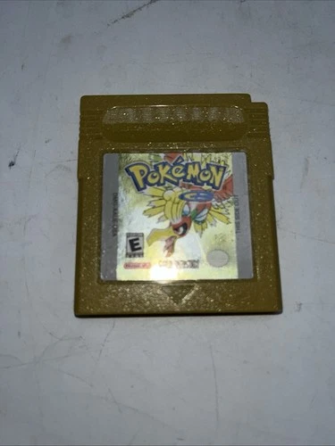 Pokemon Gold Version Gameboy Color GameCube Authentic  - Not Tested