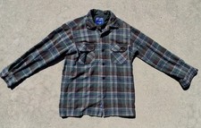 90s Pendleton Board Shirt Mens Medium Green P...