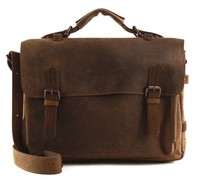Harold's Antic Briefcase L Businesstasche Aktentasche Tasche Nature Braun Neu