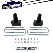 Pro Comp 3” Rear Lift Blocks & U-Bolt Kit for 2004-2020 Ford F150 F-150 4x4