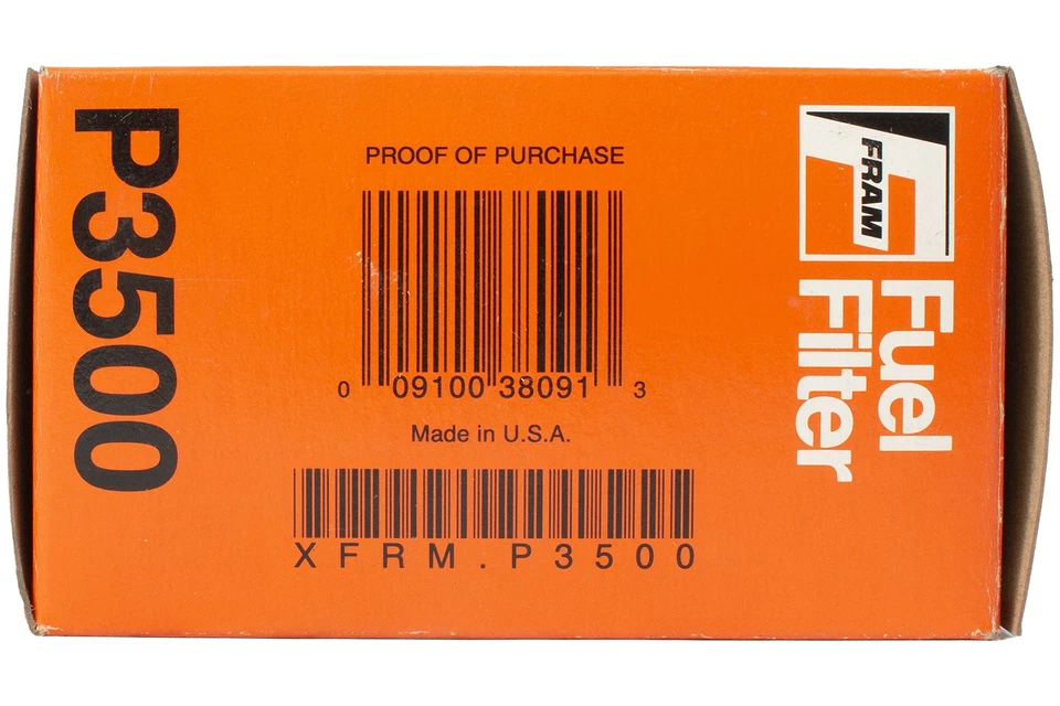 FRAM Replacement Fuel Filter Fits 1980-1984 Pontiac Bonneville V8 5.7 Part P3500 Foto 4 de 4