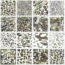Camo Stencil for Spray Paint 6Inch Camo Paint Stencils Camouflage Stencils