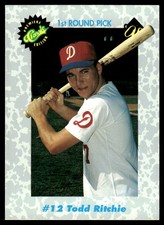 Todd Ritchie 1990 Classic Draft Picks #12 Twins MLB READ FREE SHIP AutographDen
