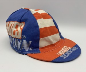 Vintage Team Wheaties Schwinn Cycling Hat Cap Color Stripes Retro Sport