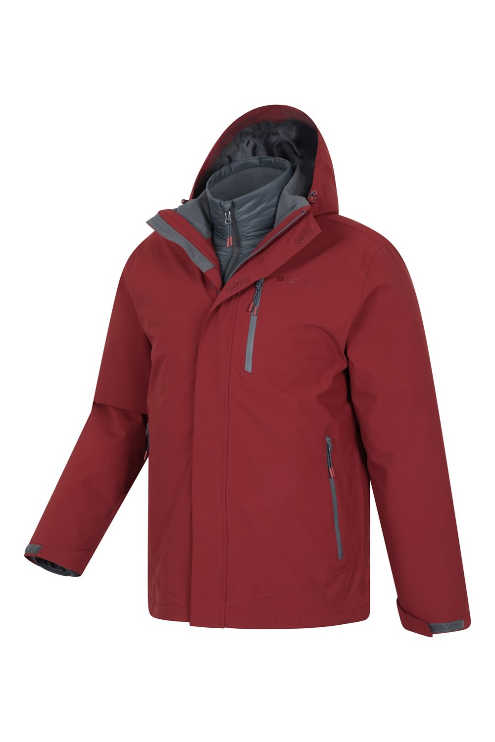 Mountain Warehouse Mens Sycamore 3 In 1 Waterproof Jacket - 3 In 1 Jacket image 9